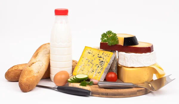 Various types of cheese — Stock Photo, Image