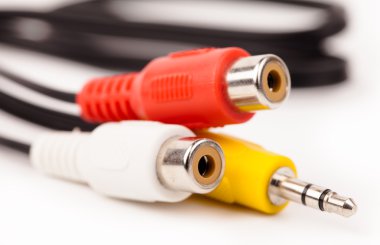 müzik aygıtının jack soket Close-Up