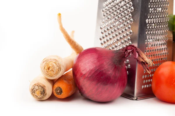 Gemüse isoliert auf weiß — Stockfoto