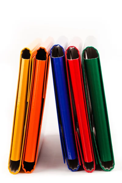 Renkli office klasörler — Stok fotoğraf