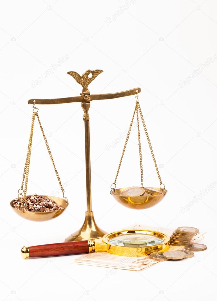 Money and scales of justice Stock Photo by ©yeti88 30299201