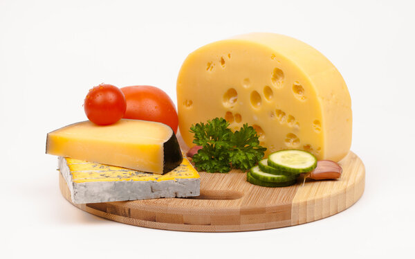 Various types of cheese