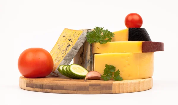 Various types of cheese — Stock Photo, Image