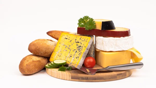 Various types of cheese — Stock Photo, Image