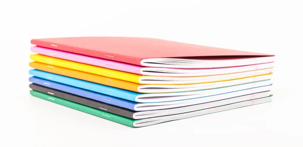 Çok renkli egzersiz kitapları — Stok fotoğraf