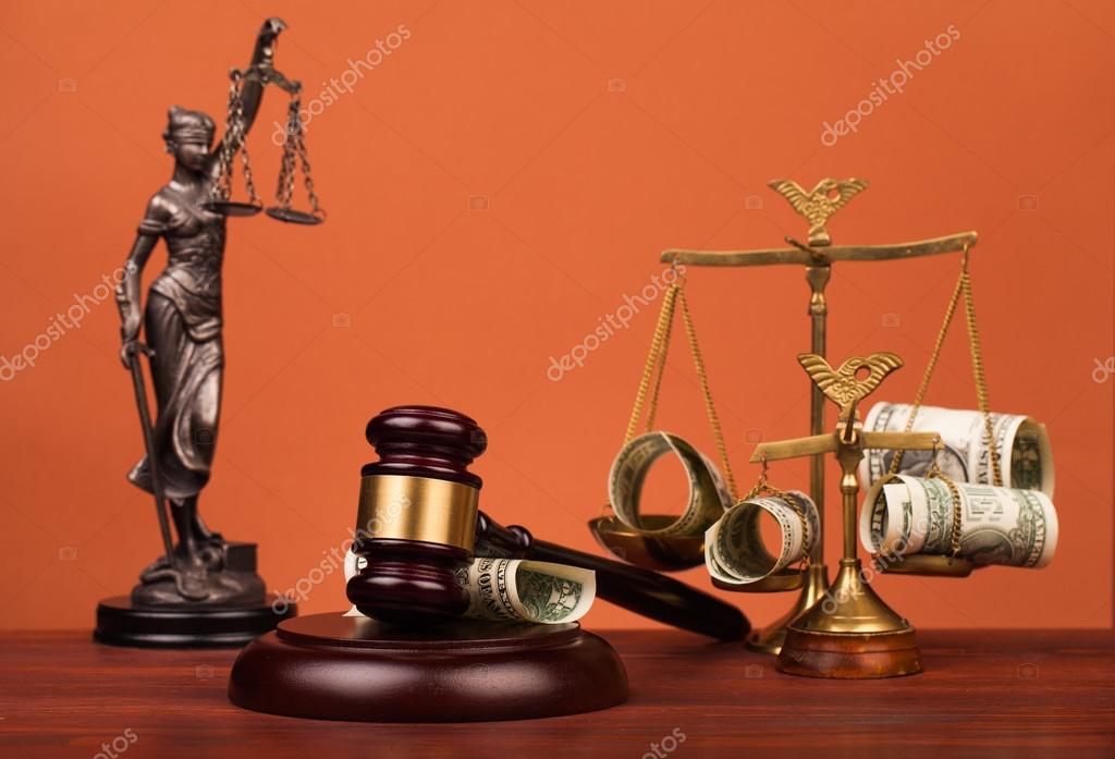 Judge gavel and scales of justice — Stock Photo © yeti88 30922837