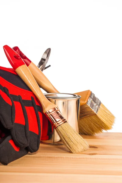 Wood mounting tools — Stock Photo, Image