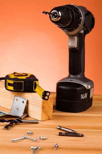 Trä montering verktyg — Stockfoto
