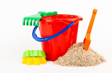 Çocukların kum plaj oyuncakları