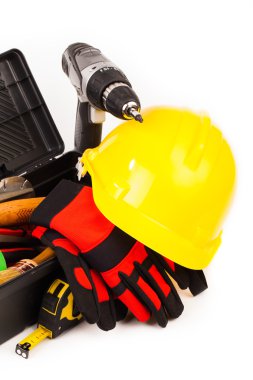 beyaz izole işçisi araçları