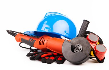 beyaz izole işçisi araçları