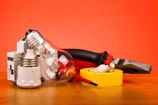 Electrician's tools — Stock Photo, Image