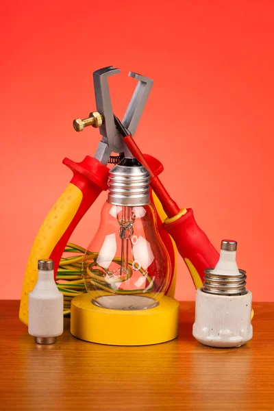 Electrician's tools — Stock Photo, Image