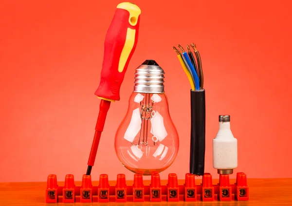 Electrician's tools — Stock Photo, Image