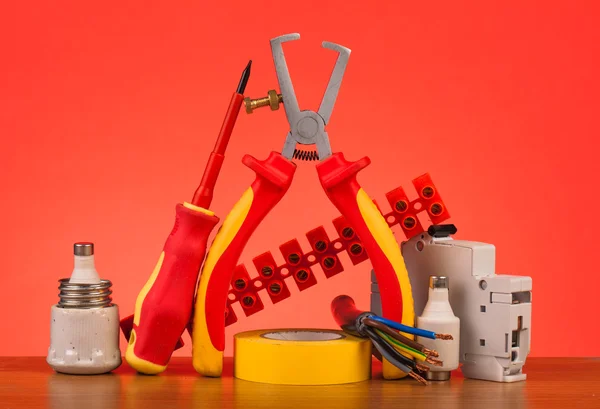 Electrician's tools — Stock Photo, Image