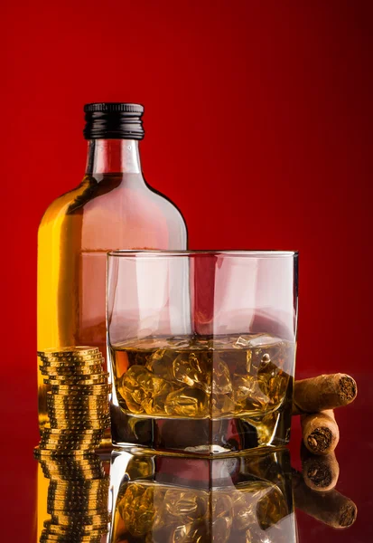 Whisky bottle — Stock Photo, Image