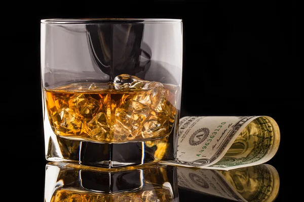 Whisky glass — Stock Photo, Image