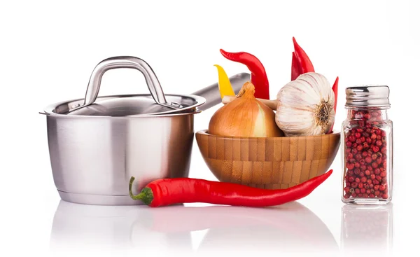 Koken groenten samenstelling — Stockfoto