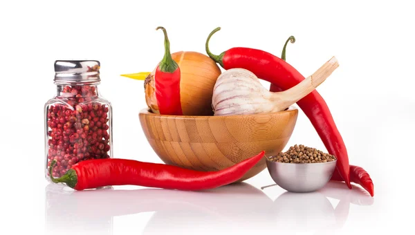 Cooking vegetables composition — Stock Photo, Image