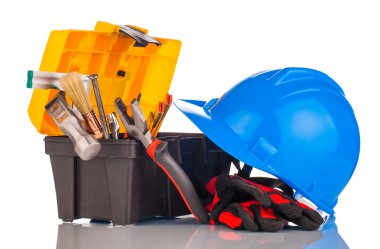 beyaz izole builder donatım araçları