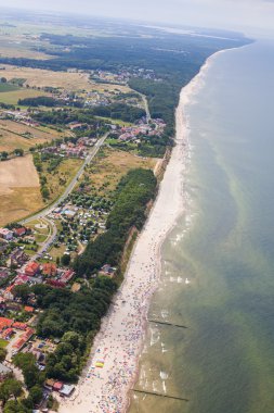 Baltık Denizi plajında