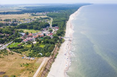 Baltık Denizi plajında