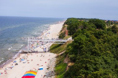 Baltık Denizi plajında