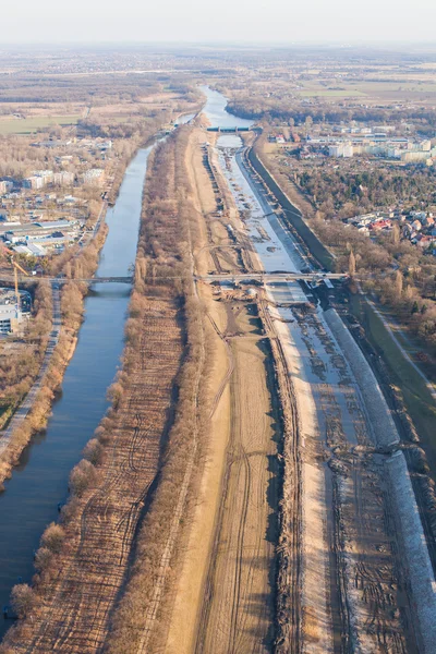 Wroclaw odra rivier — Stockfoto