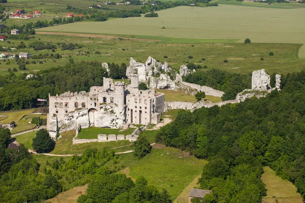 Vista aérea do castelo — Fotografia de Stock