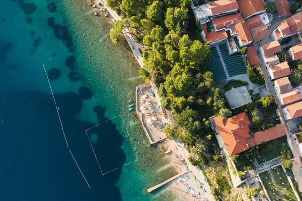 Luftaufnahme der kroatischen Küste — Stockfoto
