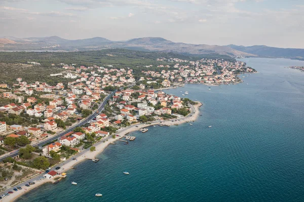 Εναέρια Άποψη Των Ακτών Της Κροατίας — Φωτογραφία Αρχείου
