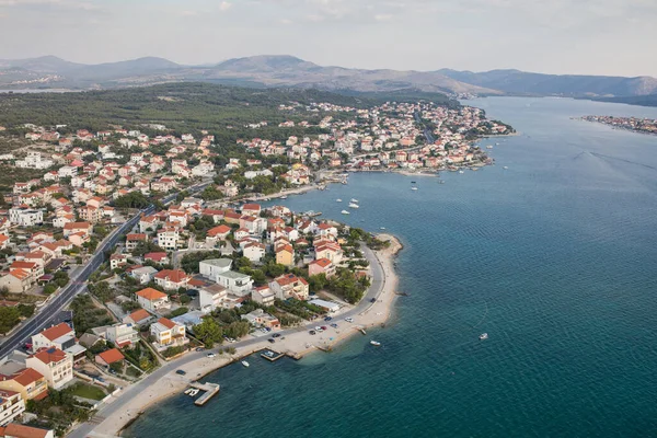 Luftaufnahme Der Kroatischen Küste — Stockfoto