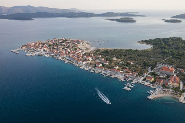 Uitzicht Vanuit Lucht Kroatische Kust — Stockfoto