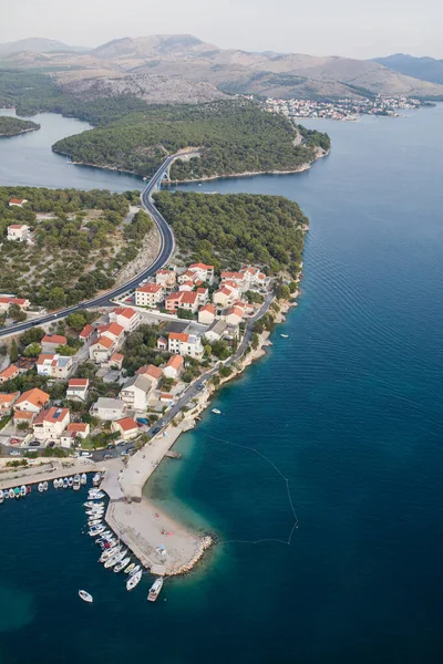 Aerial View Croatia Coastline — Stock Photo, Image