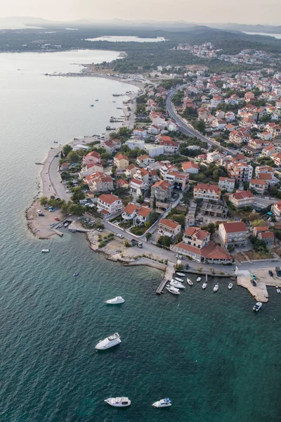 Uitzicht Vanuit Lucht Kroatische Kust — Stockfoto