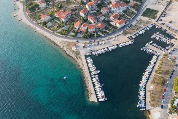 Uitzicht Vanuit Lucht Kroatische Kust — Stockfoto