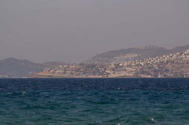 Kos Adası, Yunanistan, Ege Denizi 'ndeki kumsal