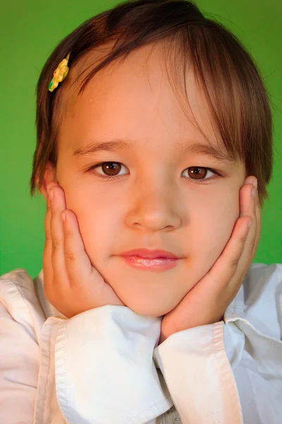 Retrato de linda chica —  Fotos de Stock