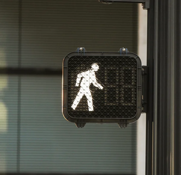 Walk signal — Stock Photo, Image