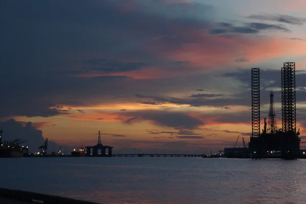 Plataforma de puesta del sol — Foto de Stock