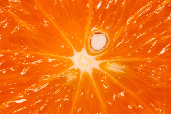 Macro of an orange for backgrounds — Stock Photo, Image