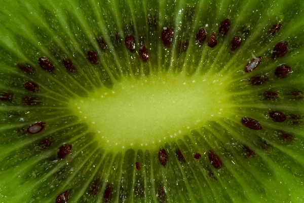 Makro einer Kiwi für Hintergründe — Stockfoto