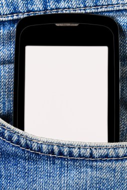 Beyaz arka plan üzerinde izole ekran dokunmatik pc bir parmak dokunuyor