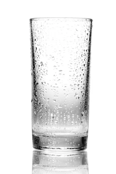 Full glass of orange juice on white background — Stock Photo, Image