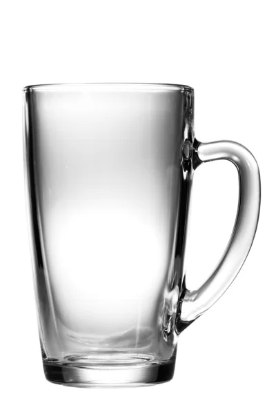 Glass av cola på hvit bakgrunn – stockfoto