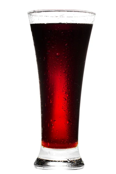 Glass of cola on the white background — Stock Photo, Image