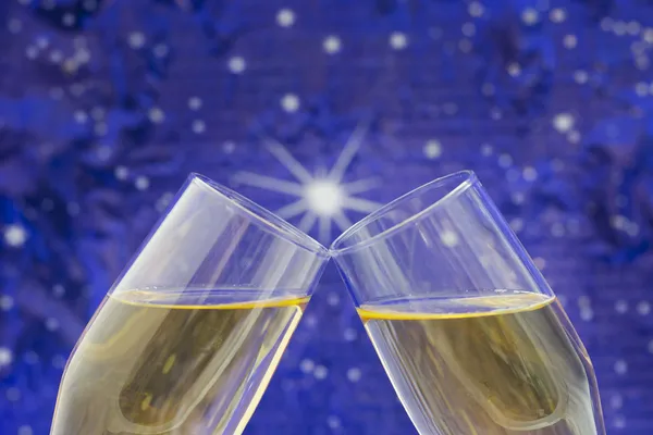 Champagne toast — Stock Photo, Image