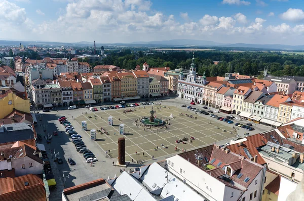 Torget České Budějovice — Stockfoto