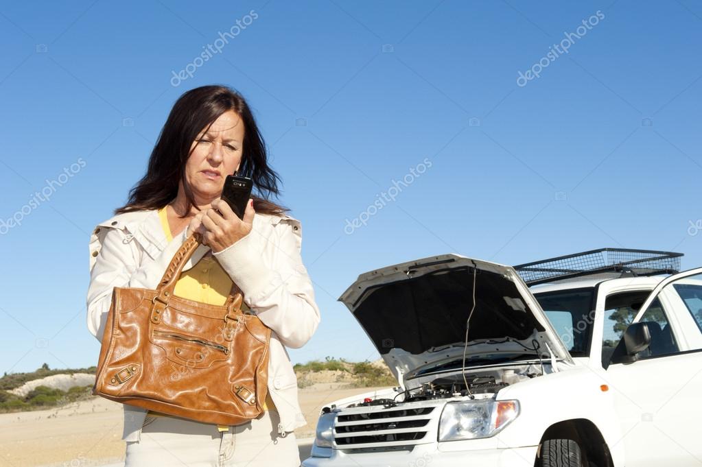 Help for woman car breakdown