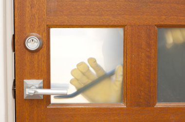 hırsız housebreaking güvenlik kapı levye